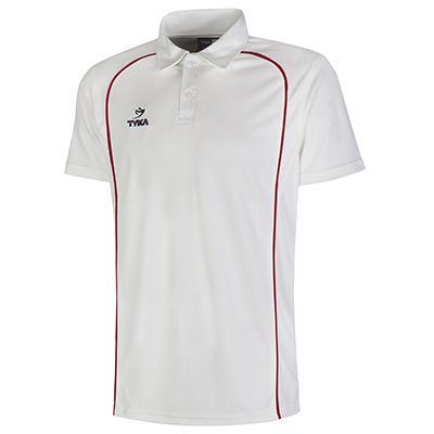 Club Shirt Short Sleeves - Maroon Piping