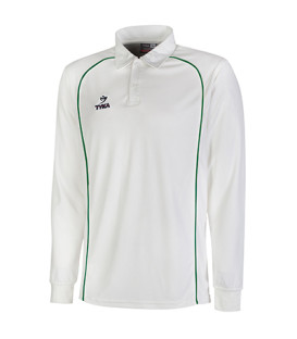 Club Shirt Long Sleeves - Green Piping