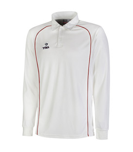 Club Shirt Long Sleeves - Maroon Piping