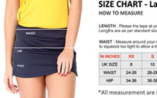 Women's Bottom Size Guide