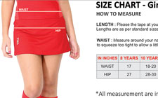 Kids(Girls) Bottom Size Guide